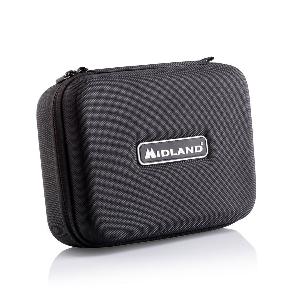 Midland BTX2 Pro S Lautsprechertelefon – Bluetooth – IPX6, für Motorrad – Schwarz/Blau