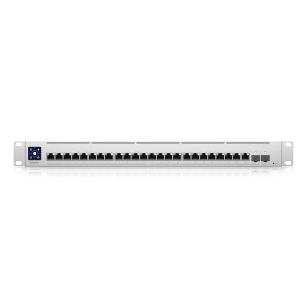 Ubiquiti UniFi Enterprise XG 24 – Managed L3 Switch – 24× 10G, 2× SFP28, 19", 1U