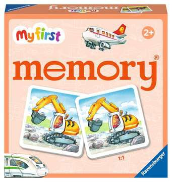 Ravensburger Memory My First Memory Extra Gross Fahrzeuge – 2–4 Spieler, ab 2 J., d/f/i/e, 24 Karten