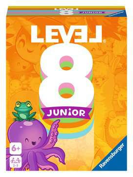 Ravensburger Level 8 Junior – Kartenspiel, 2–5 Spieler, ab 6 Jahren, 20 Min.