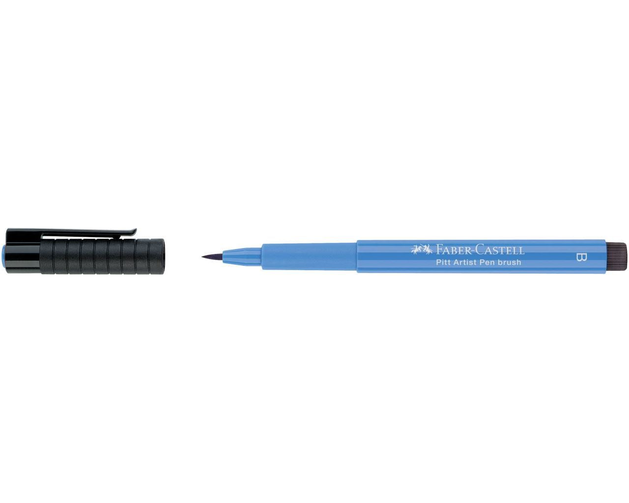 Faber-Castell Pitt Artist Pen – Pinselstift, 2,5 mm, pigmentiert, lichtbeständig, wasserfest, Ultramarin