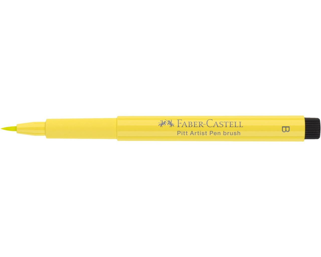 Faber-Castell Pitt Artist Pen Brush Pen – 2,5 mm, pigmentiert, wasserfest, lichtgelb