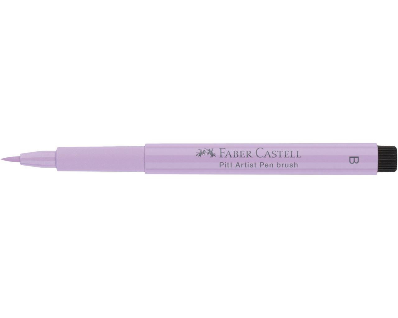 Faber-Castell Pitt Artist Pen Pinselstift – Pinselspitze, 2,5 mm, pigmentiert, wasserfest, Flieder