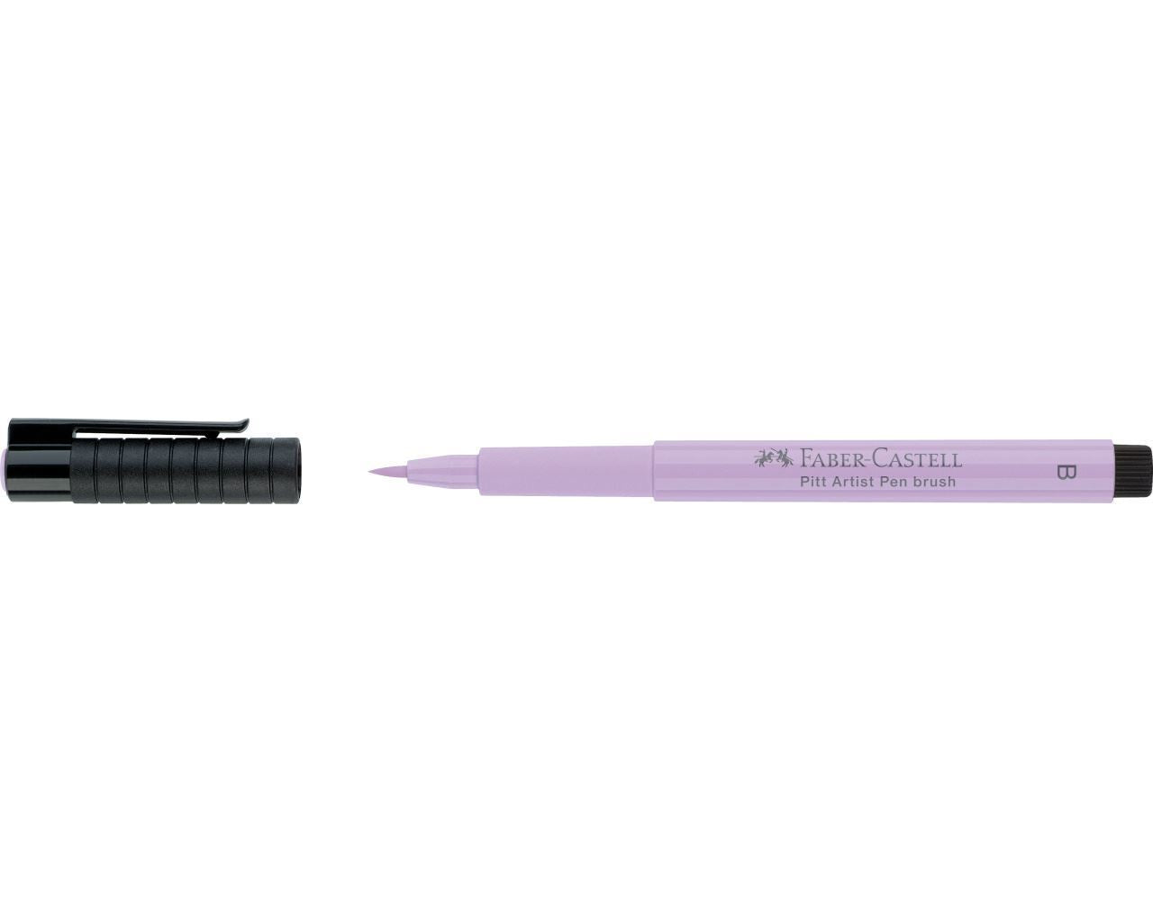 Faber-Castell Pitt Artist Pen Pinselstift – Pinselspitze, 2,5 mm, pigmentiert, wasserfest, Flieder