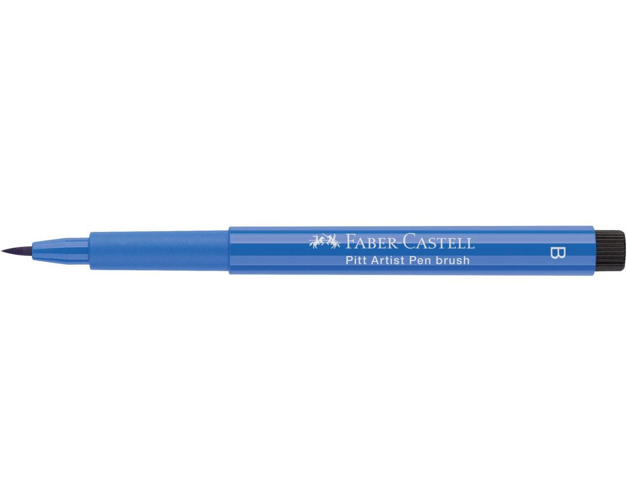 Faber-Castell Pitt Artist Pen Pinselstift – 2,5 mm, pigmentiert, wasserfest, kobaltblau