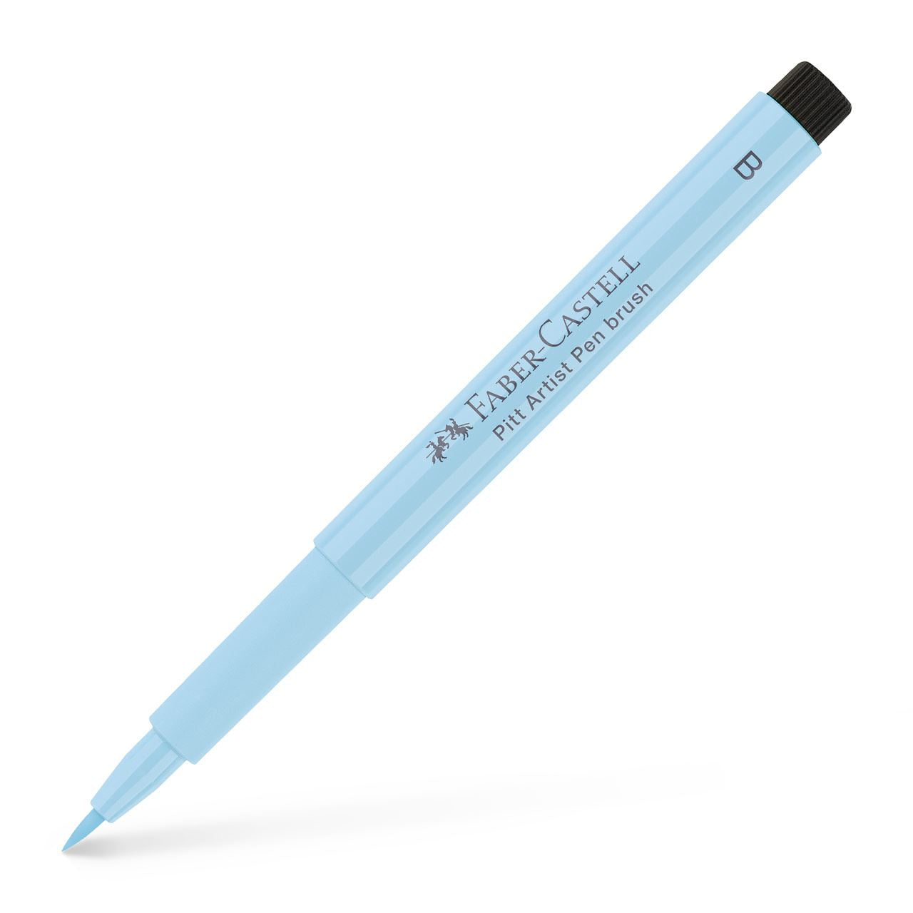 Faber-Castell Pitt Artist Pen Brush Pen – Pinselspitze, 2,5 mm, pigmentiert, wasserfest, eisblau
