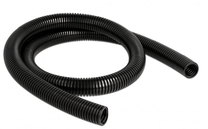 DeLOCK Kabelschlauch, Ø 21,2 mm × 1 m, IP68 – Schwarz