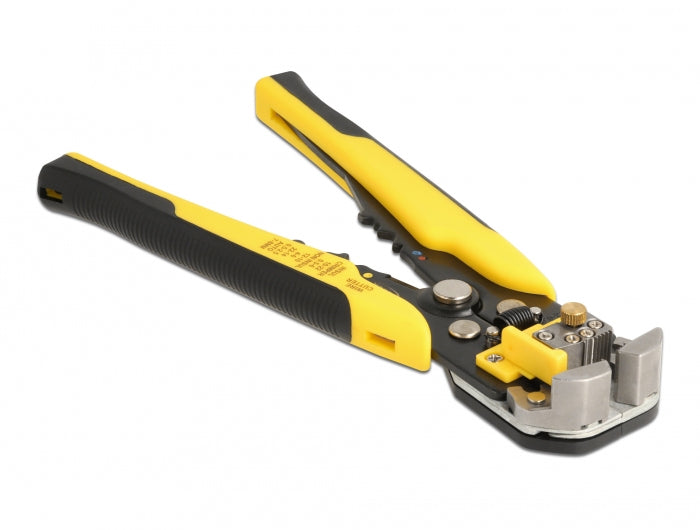 Delock – Crimp- & Abisolierzange für Koaxialkabel (AWG 10–24), 210 mm