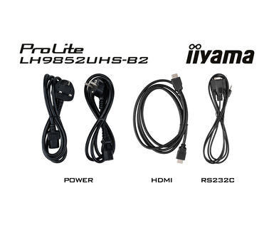 iiyama LH9852UHS-B2 – 98" Public Display LED UHD 4K, 24/7