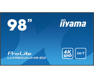 iiyama LH9852UHS-B2 – 98" Public Display LED UHD 4K, 24/7