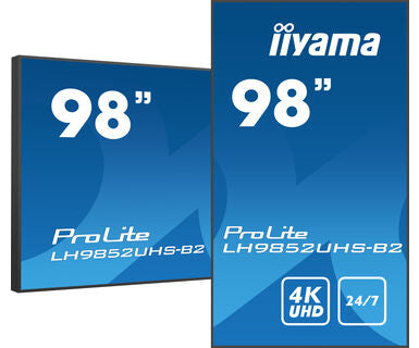 iiyama LH9852UHS-B2 – 98" Public Display LED UHD 4K, 24/7
