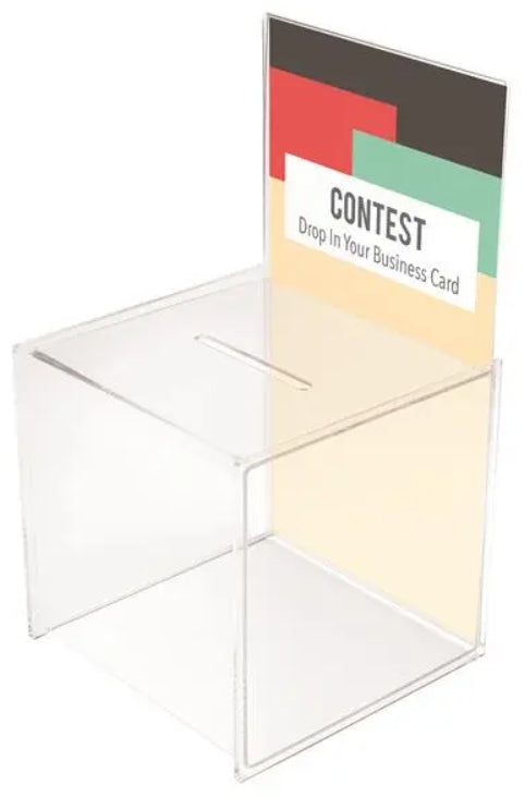 Deflecto Aktionsbox – Polystyrol, Transparent – 212×381×211 mm – 66001