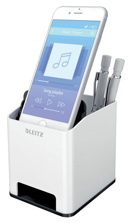 Leitz Stiftschlaufe – Polystyrol, Schwarz und Weiss