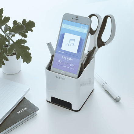 Leitz Stiftschlaufe – Polystyrol, Schwarz und Weiss