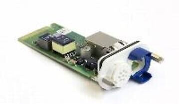 Mobotix S74 RJ-45 Netzwerk-Einschubplatine – 12/24 V DC, passiv – Weiss