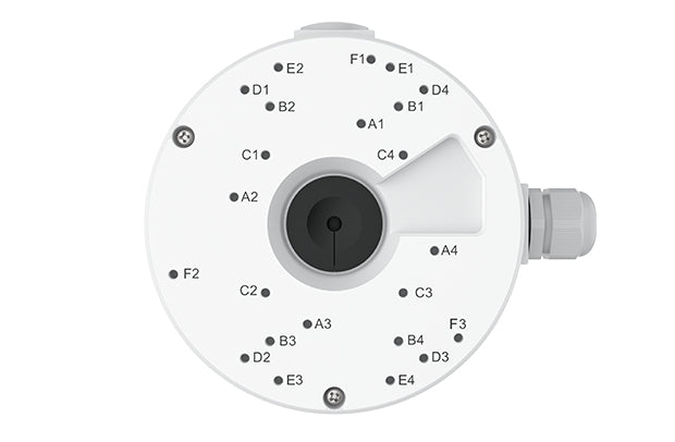 Reolink D20 Anschlussdose – Aluminium, Weiss – Für Reolink-Kameras (z. B. RLC-822A, RLC-842A u. a.)