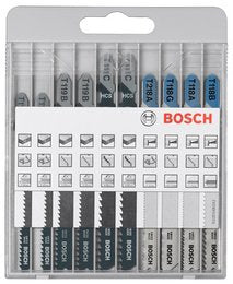 Bosch Professionelles Stichsägenblatt-Set – 10-teilig – für Metall