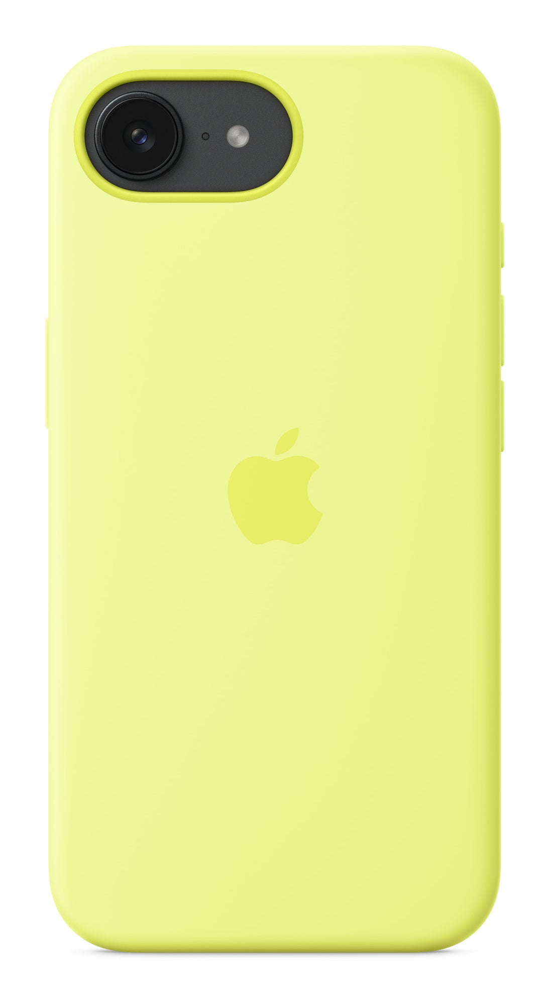 Apple Backcover – für Apple iPhone 16e – Neongelb – Silikon – MagSafe-kompatibel