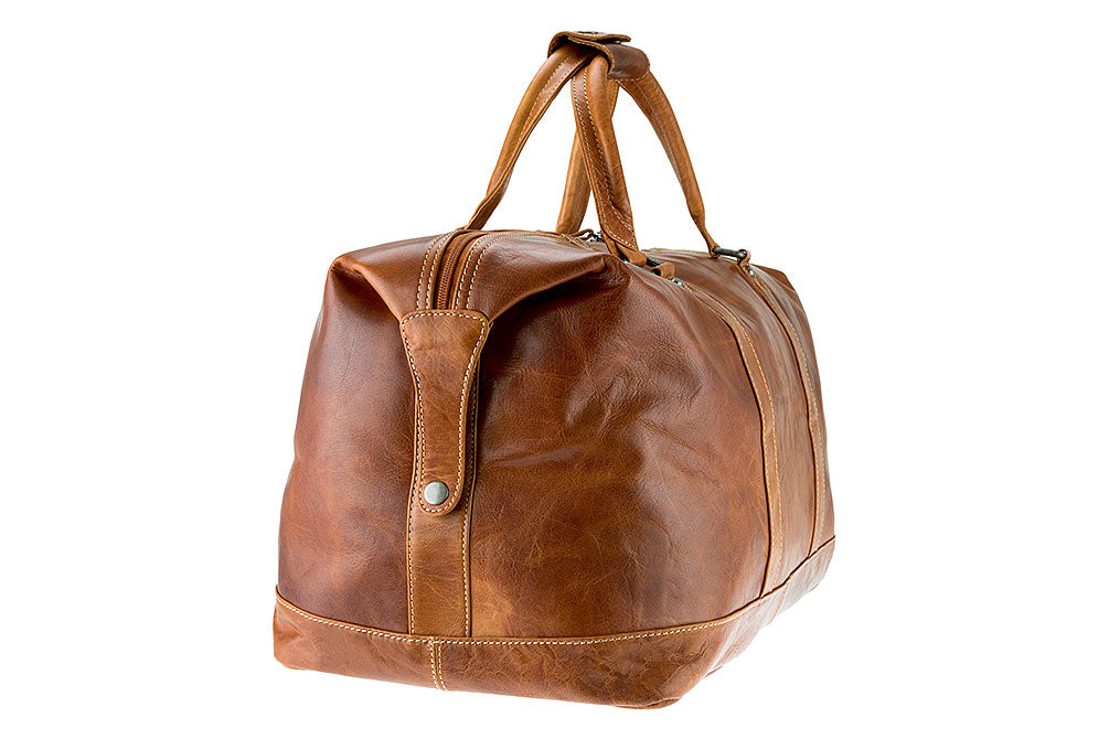 Alpenleder Alabama – Weekender, 60 l, Leder, Braun, 60 × 31 × 32 cm