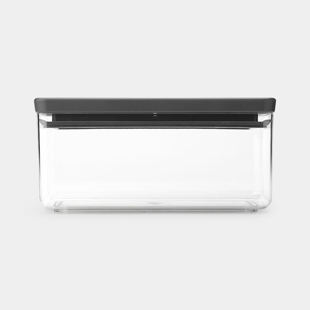 Brabantia Tasty+ – Vorratsdose 1,5 l, 22,1 × 11,1 × 10,6 cm, Kunststoff, Transparent