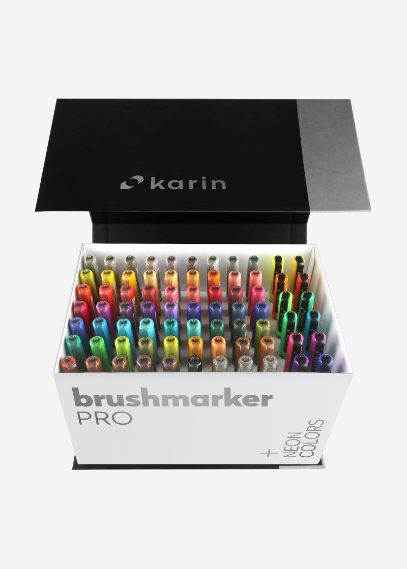 Karin – Filzstifte Brushmarker PRO, 72 Farben
