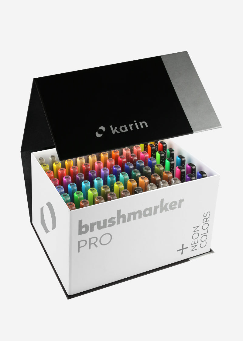 Karin – Filzstifte Brushmarker PRO, 72 Farben