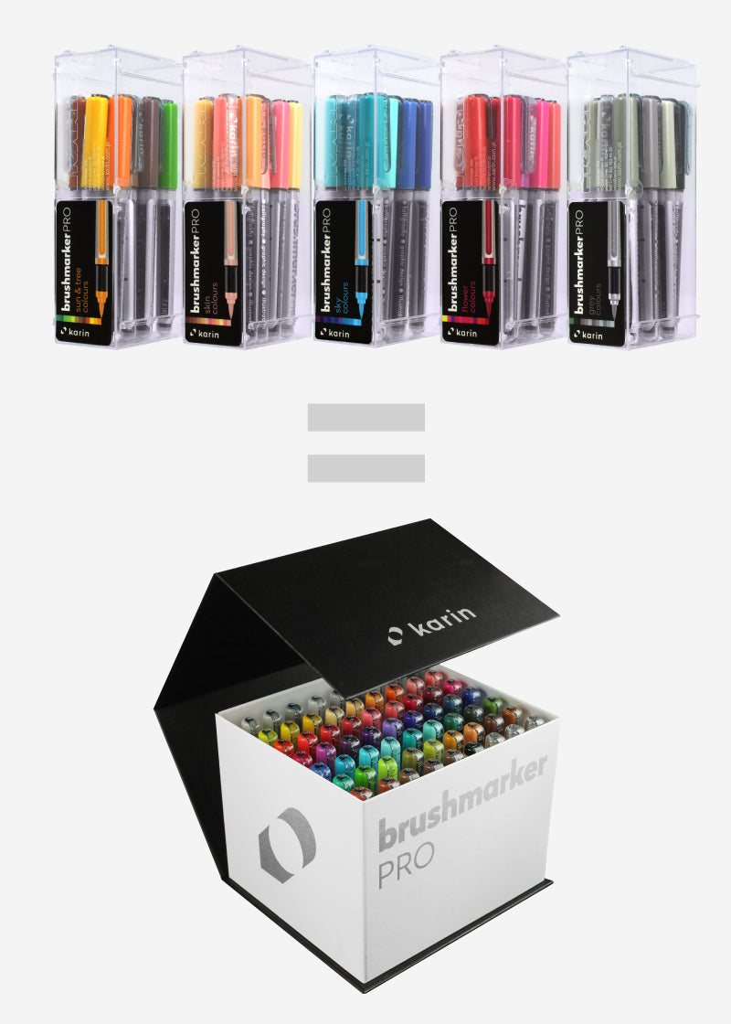 Karin – Filzstifte, auswaschbar, 60 Farben