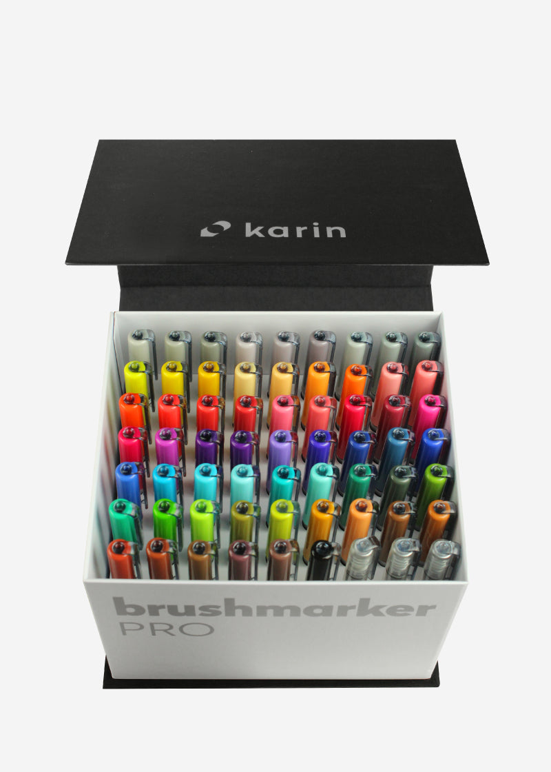 Karin – Filzstifte, auswaschbar, 60 Farben