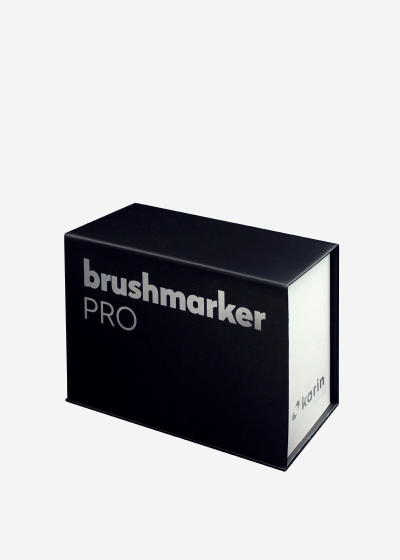 Karin Fasermaler – Brushpen PRO 27C9, Mini Box 26 Farben + 1 Blender