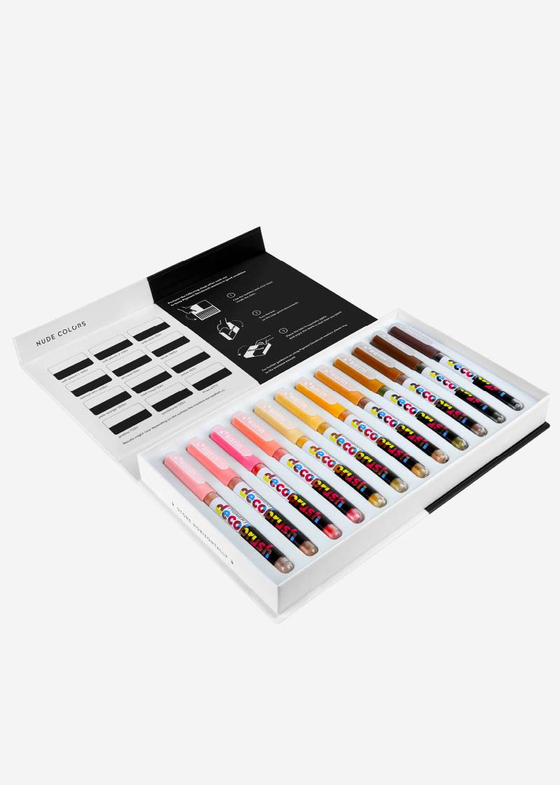 Karin Pigment Deco Brush 29C4 Nude Colors Set – 12 Farben