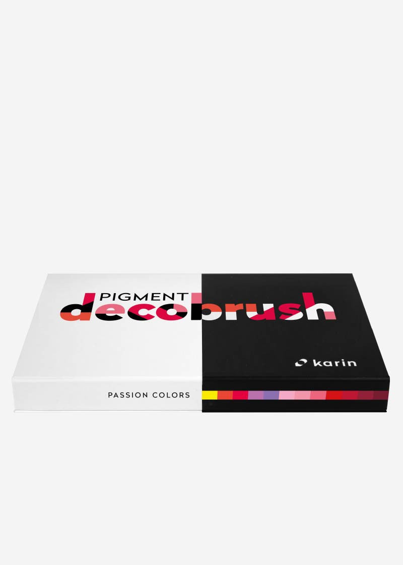 Karin Pigment Decobrush – Passion Colors Set, 12 Farben