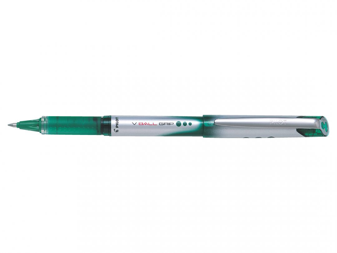Pilot V-Ball Grip – Tintenroller, 0,7 mm, grün – 12 Stk.