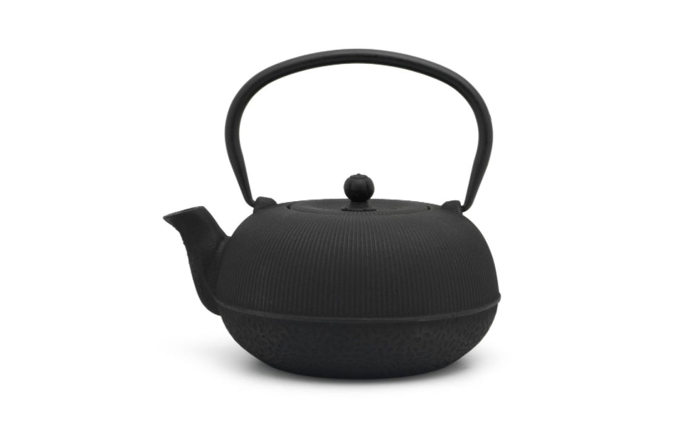 Bredemeijer Teeset Sichuan – 3-teiliges Set, 1 l, Gusseisen/Edelstahl, mit Deckel, Edelstahlfilter