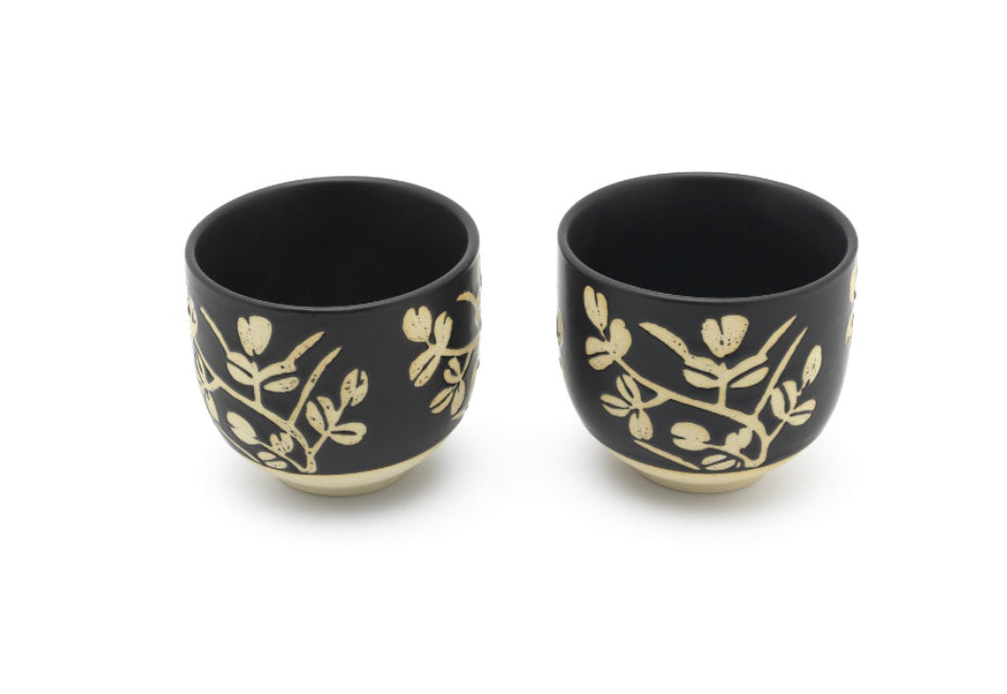 Bredemeijer Teeset Sichuan – 3-teiliges Set, 1 l, Gusseisen/Edelstahl, mit Deckel, Edelstahlfilter