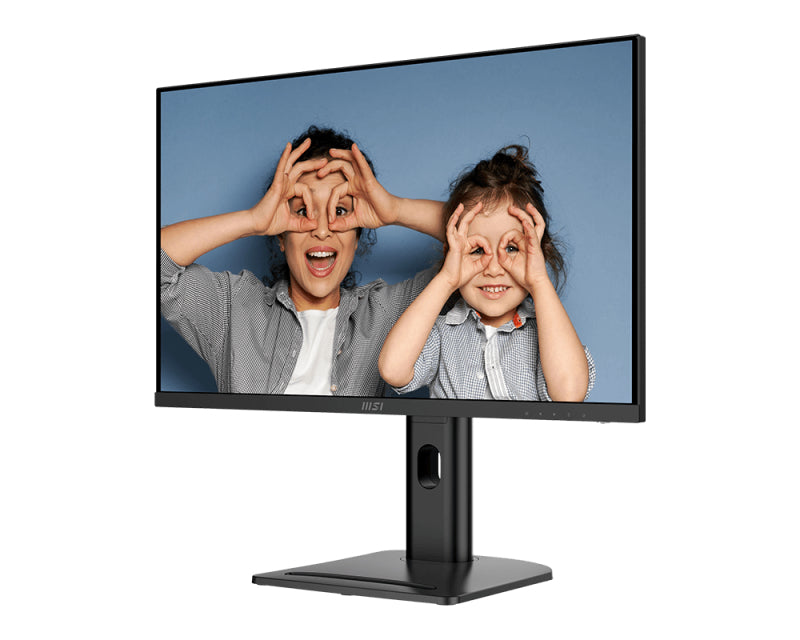 MSI PRO MP273QPDE E2 – Monitor, 27", 2560 × 1440 (WQHD), IPS, 100 Hz, 400 cd/m², VESA 75 × 75, Schwarz