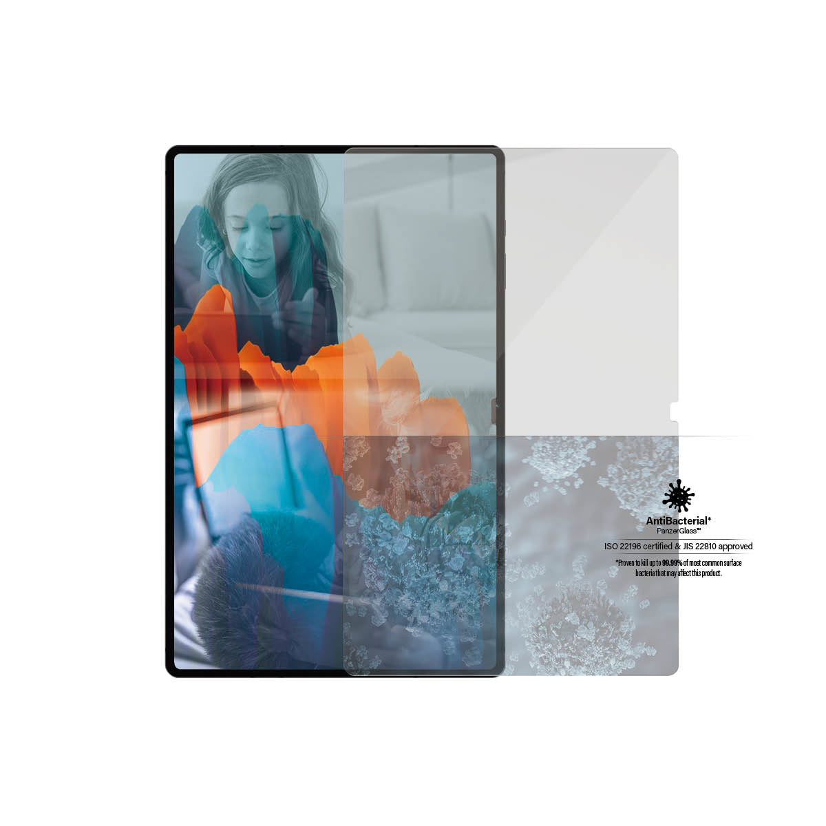PanzerGlass Displayschutz, gehärtetes Glas – für Galaxy Tab S9 Ultra/S8 Ultra – 1er-Pack
