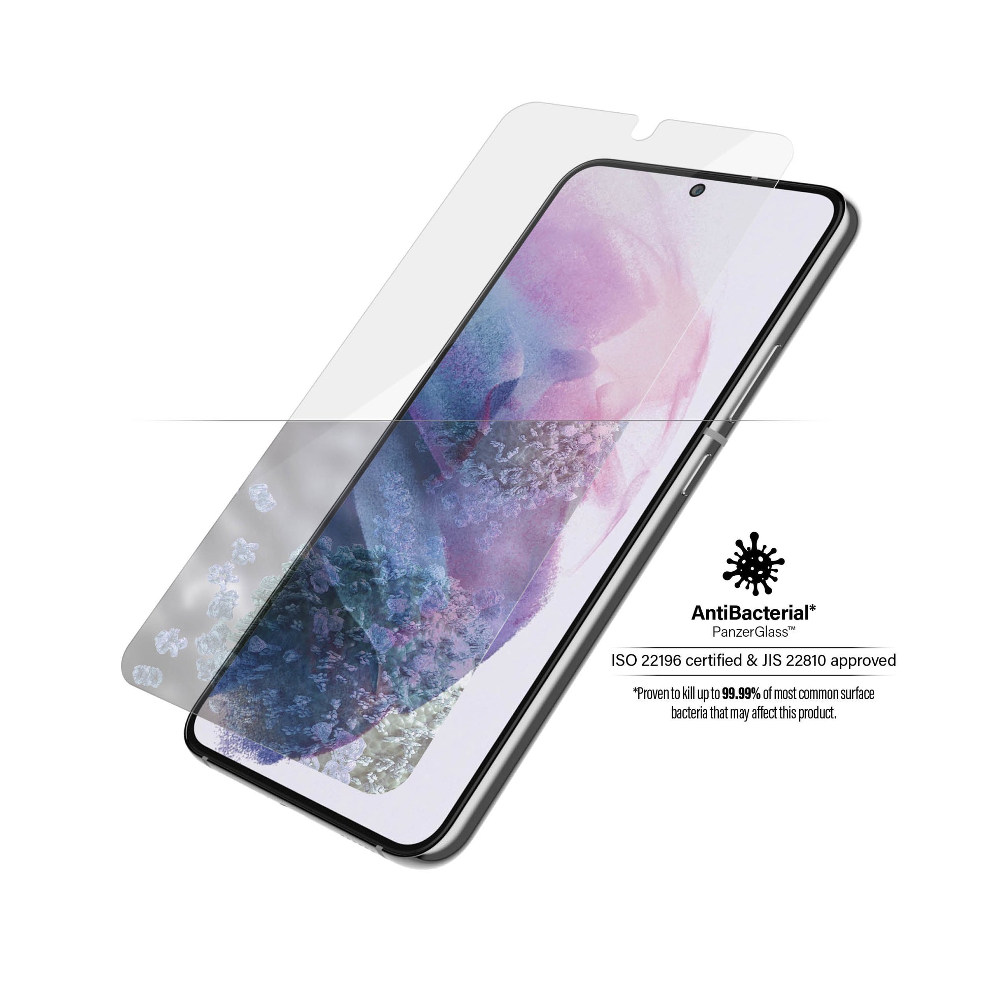 PanzerGlass Displayschutz (Panzerglas), Case Friendly – für Galaxy S22 5G