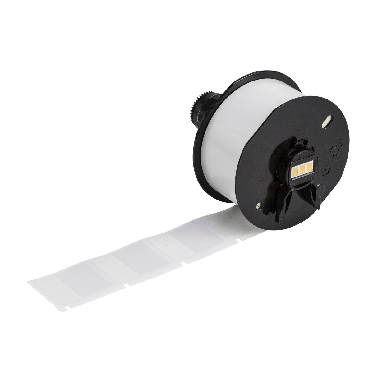 Brady A62-3-417 – Etiketten (Rolle) – Vinyl, matt, transparent/weiss – Thermotransfer – selbstlaminierend