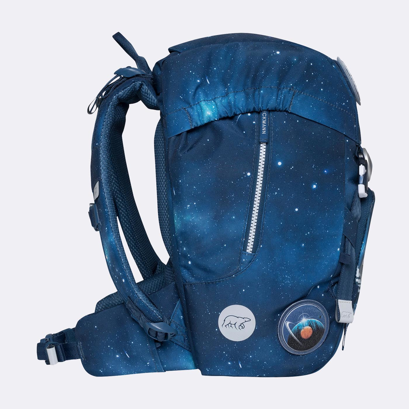 Beckmann Classic Schulrucksack 1st – Space Mission – aus recycelten PET-Flaschen – 22 l