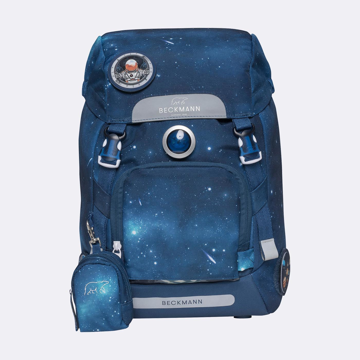Beckmann Classic Schulrucksack 1st – Space Mission – aus recycelten PET-Flaschen – 22 l
