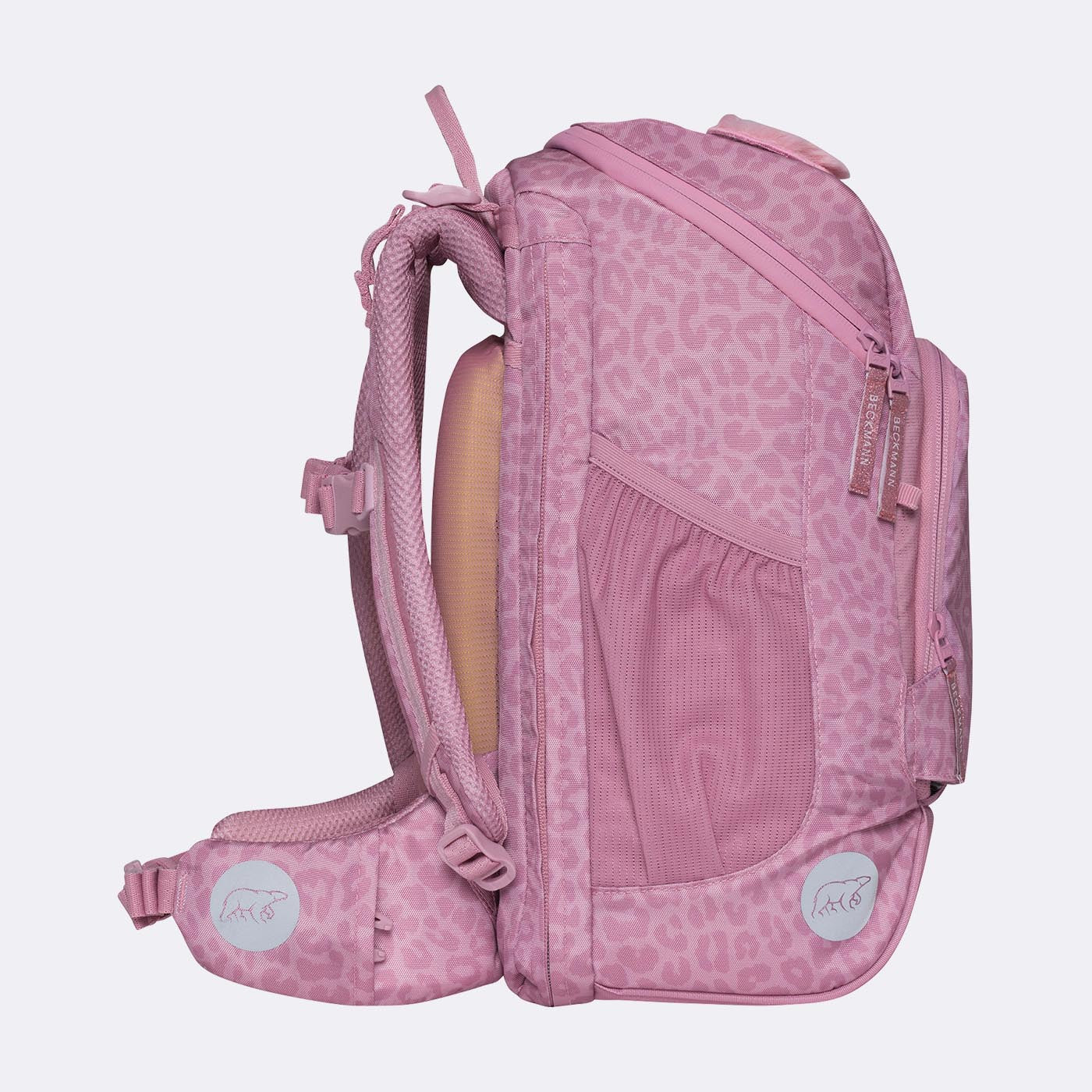 Beckmann Schulrucksack Active Air Flx – Furry, mit Wendepailletten – 26×39×22 cm