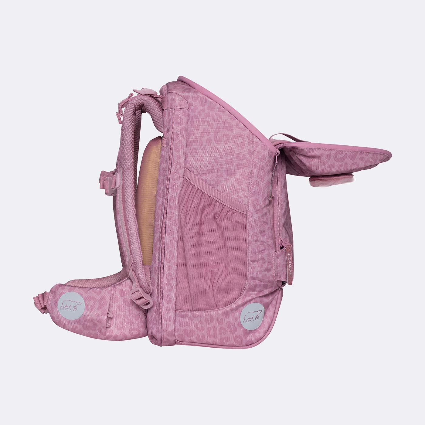 Beckmann Schulrucksack Active Air Flx – Furry, mit Wendepailletten – 26×39×22 cm