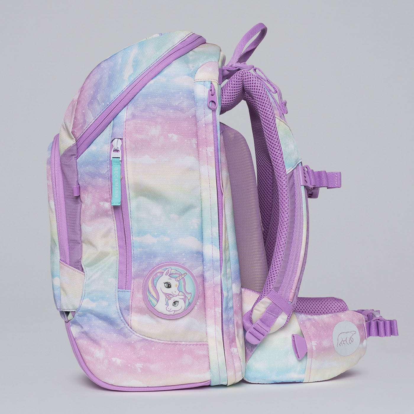 Beckmann Schulrucksack Active Air Flx – Unicorn – Recycelte Materialien