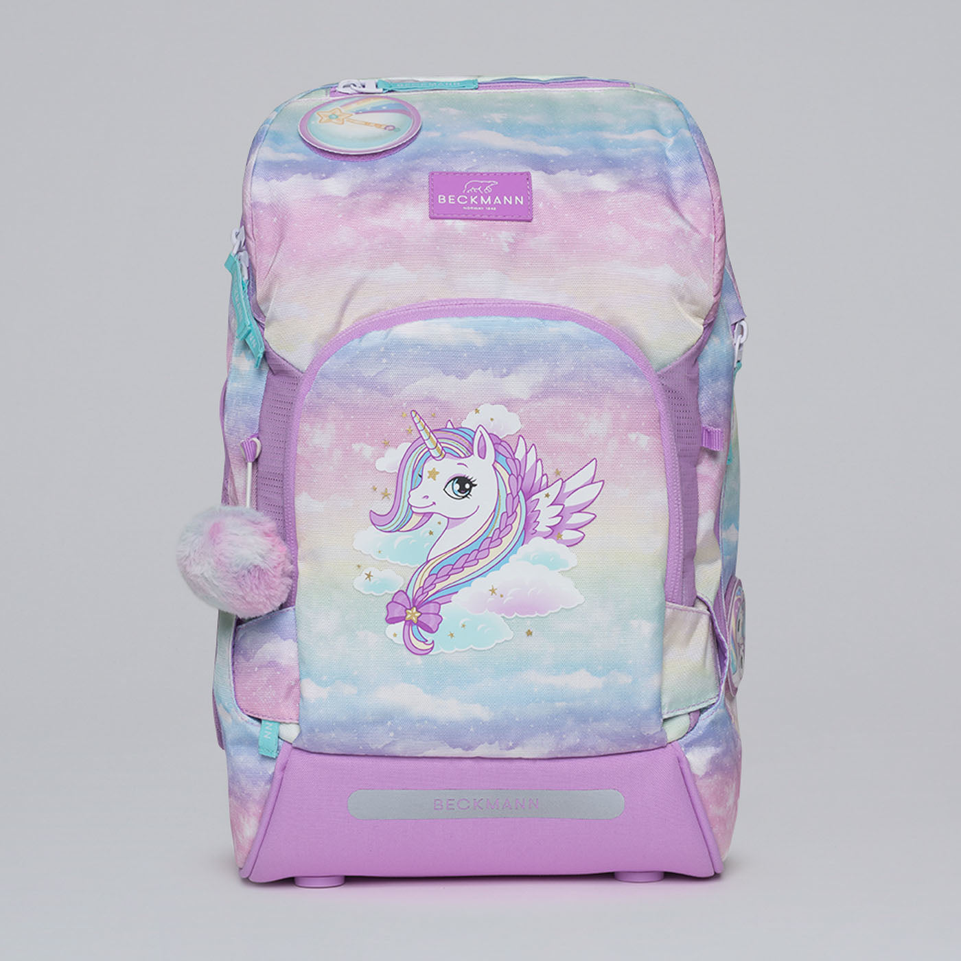 Beckmann Schulrucksack Active Air Flx – Unicorn – Recycelte Materialien