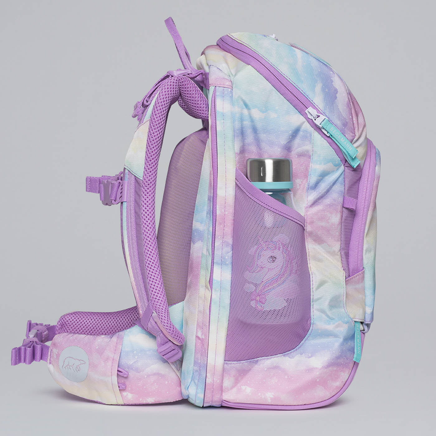Beckmann Schulrucksack Active Air Flx – Unicorn – Recycelte Materialien