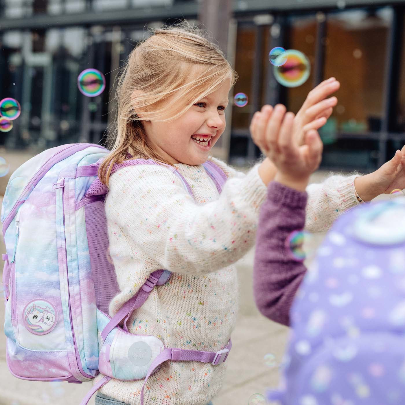 Beckmann Schulrucksack Active Air Flx – Unicorn – Recycelte Materialien