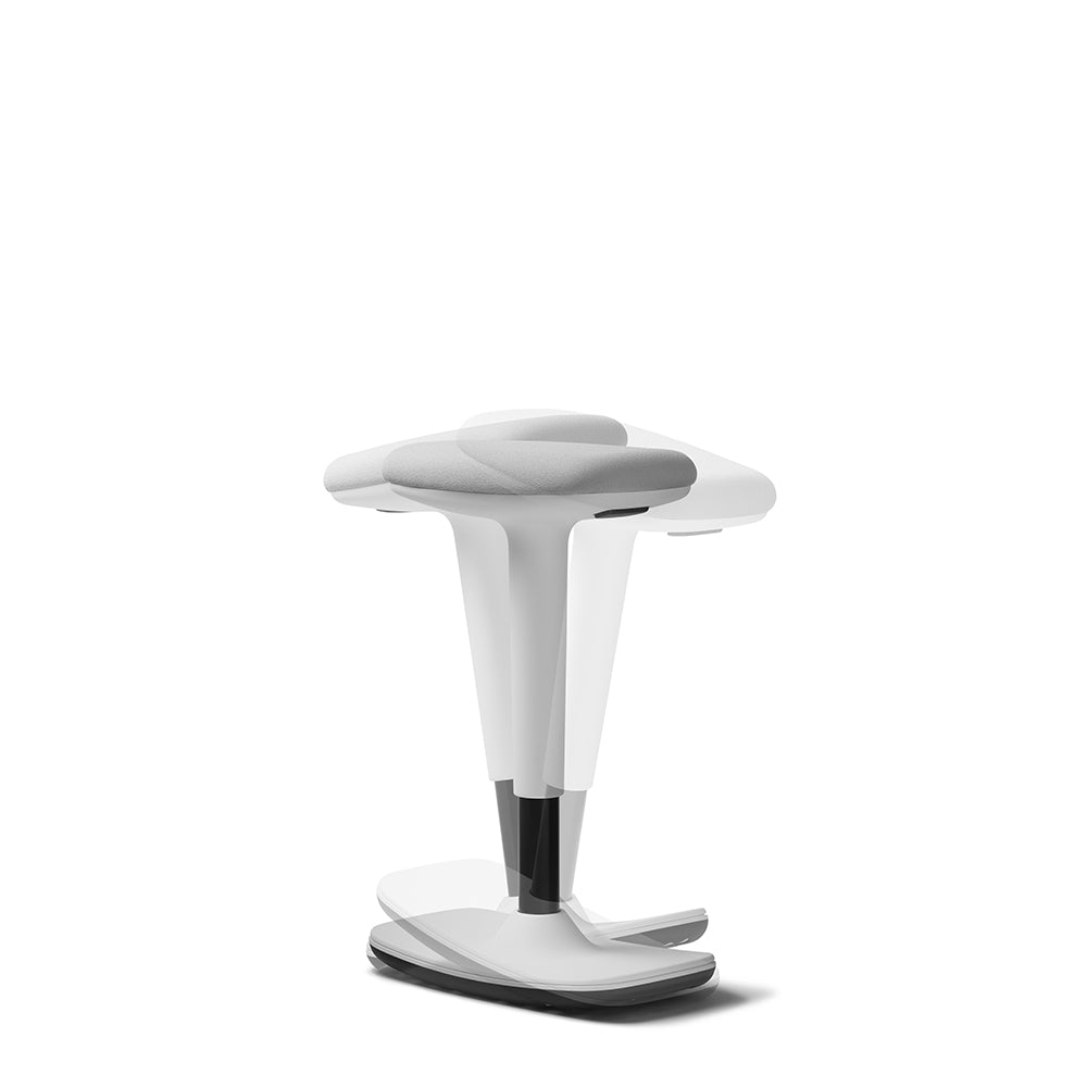 Trendoffice To-Swift 9299 Kvw Hocker – Sitzhöhe 50–75 cm, Weiss