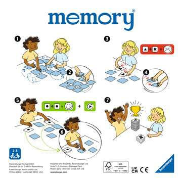 Ravensburger Memory Tierkinder – 2–8 Spieler, ab 3 Jahren, d, 64 Karten, 190 × 190 × 50 mm, Karton, mehrfarbig