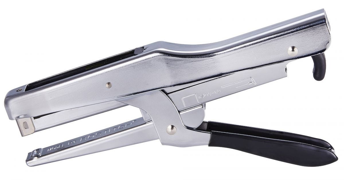 Bostitch P3 Heftzange – 20 Blatt, für SP 19 1/4 (41451), chrom