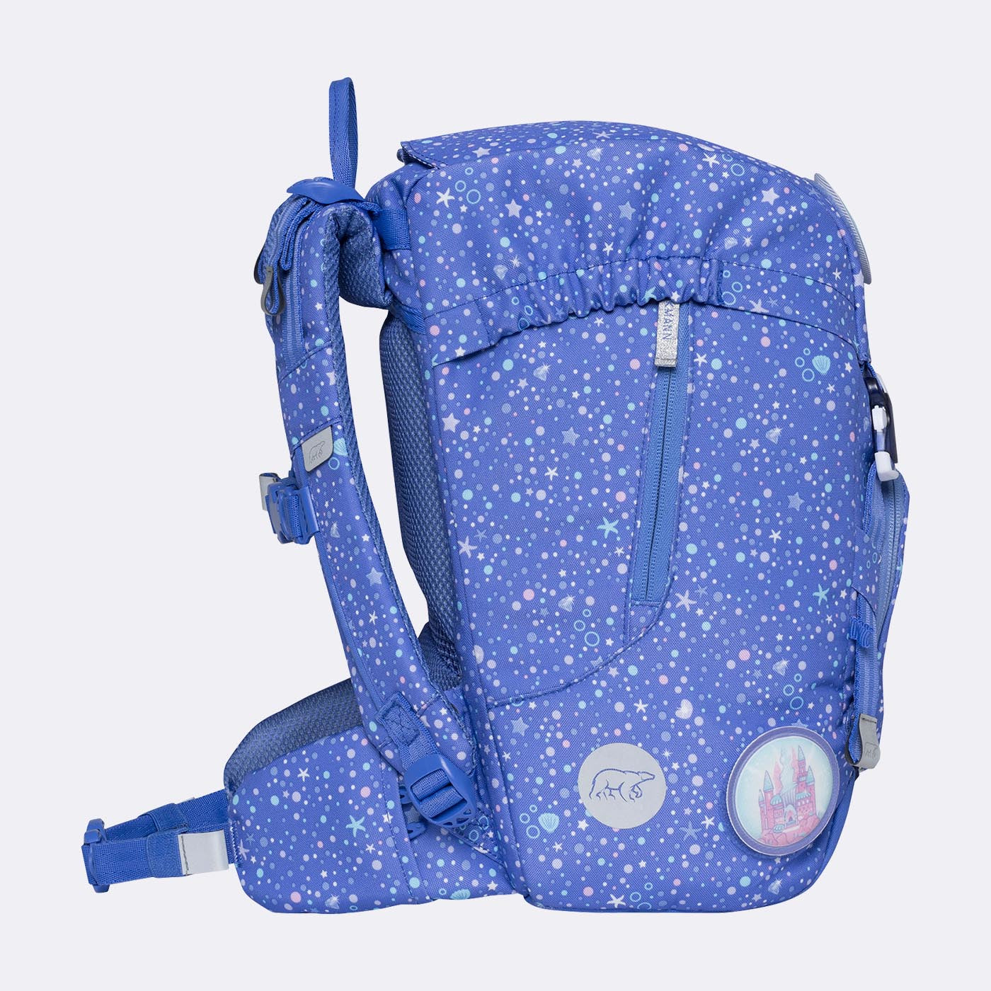 Beckmann Classic Schulrucksack 1st – Aquagirl – mit Leuchteffekt – 22 l, 24,0×37,0×25,0 cm